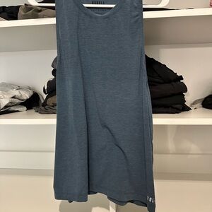Nobull heathered Blue Sleeveless Top